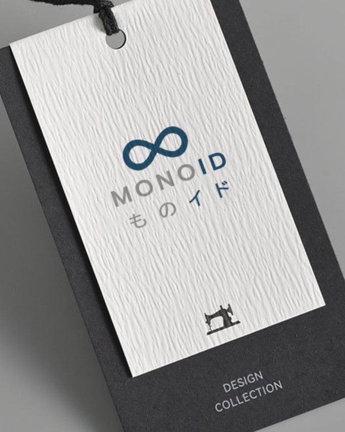 MONOIDロゴの下げ札