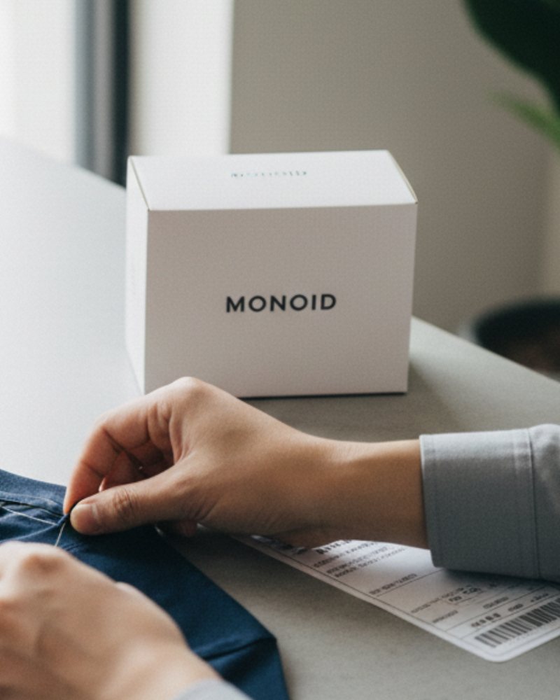 MONOIDロゴのボックス