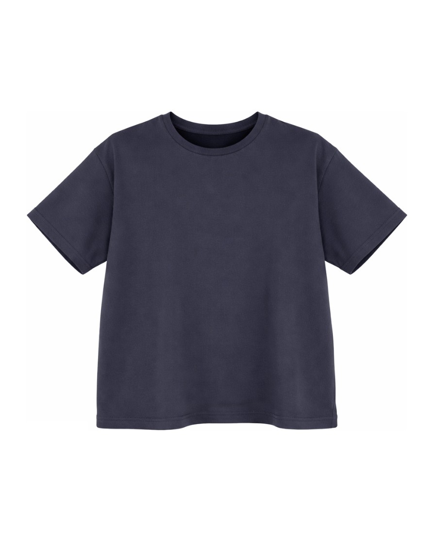 OEM生産実績：ネイビー オーバーサイズTシャツ